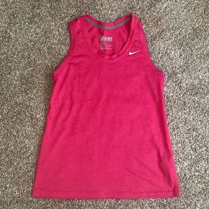 Pink Nike tank top size medium